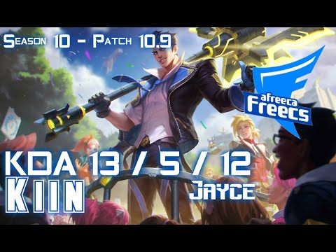 AFs Kiin JAYCE vs LUCIAN Top - Patch 10.9 KR Ranked