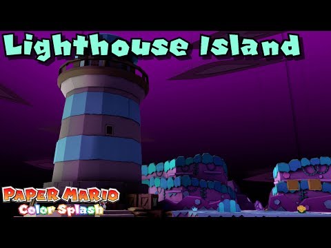 Paper Mario: Color Splash 100% Repainted - Stage 20 - Lighthouse Island