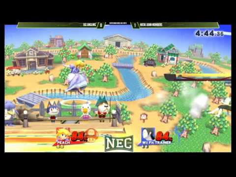 NEC 17 Smash 4 Top 8 UG LingLing vs HO3K John Numbers
