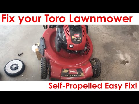 22" Toro Personal Pace Self Propelled Gear Wheel Fix, It's easy to do yourself Lawn Mower