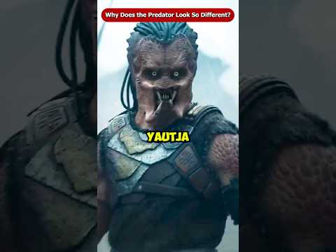 Why Does the Yautja Look So Different in Predator Badlands? #Shorts #Viral #Facehugger