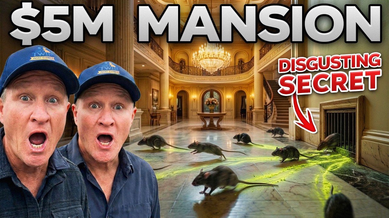 $5 million dollar Home FULL of rats …Twins Rescue