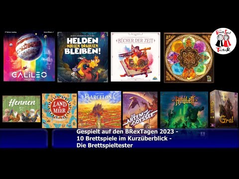 Gespielt auf den B-Rex Tagen 2023 - zehn Brettspiele im Kurzüberblick - Die Brettspieltester