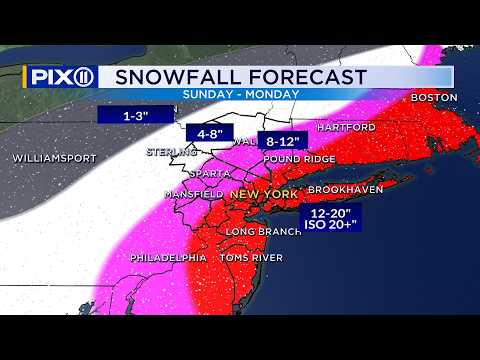 Snowstorm in NY, NJ | PIX11 Special Report