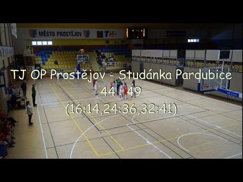 2018 0225 Basket U14 Extraliga U14 TJ OP Prostějov - Studánka Pardubice