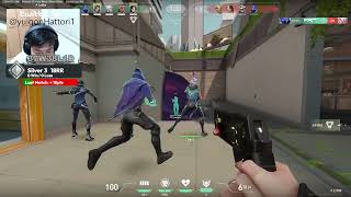 シルバー3  45の精一杯のヴァロラント  #ヴァロラント  #Valorant ＃Twitch