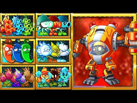 Random 30 Team Plants VS Z-MECH Zombies LEVEL 10 - Which Team Plant 's Strongest? PVZ 2