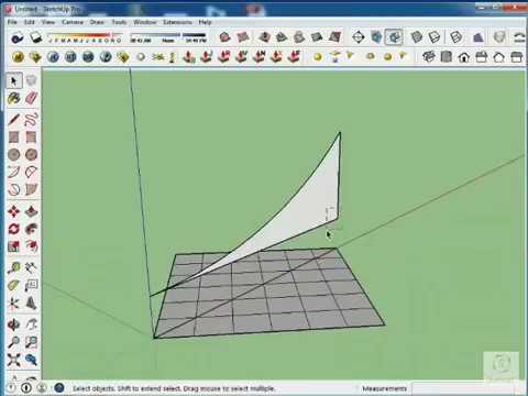 Sketchup Modeling | Tensile Structure