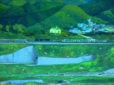 Model Train Demo at Japanese Transportation Museum