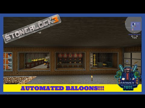 StoneBlock 3 | Ep 17 | Fully Automated Balloon Singularities!