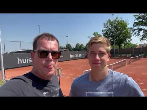 Uitnodiging Play Offs 2023 van onze coach Bjorn Graven samen met Thijs Boogaard