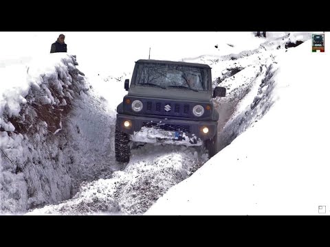 The return of the New Suzuki Jimny on ice! And Mirko takes a big risk!