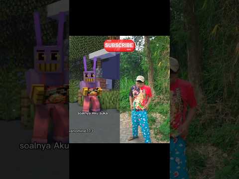 Original vs Animation - Kang Ipul Suka Pedas #minecraft #comedy