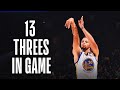 When Steph Curry Broke The 3 Point Record In A Game NBA Throwback