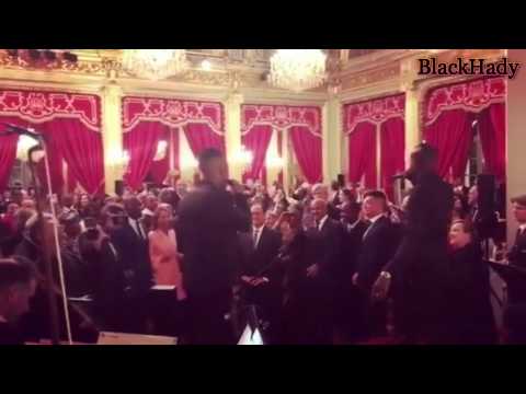 MHD et Black M ambiancent François Hollande à l'Élysée !