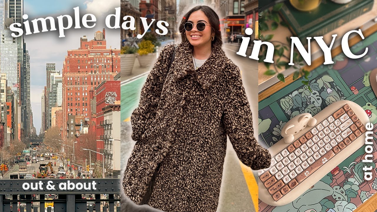chatty march days in the city | defrosting from winter lol 🌱✨