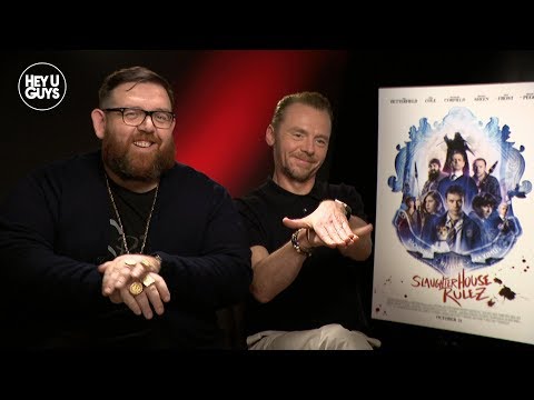 Simon Pegg & Nick Frost on their first 'Stolen Picture' project Slaughterhouse Rulez