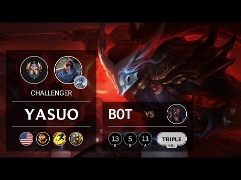 Yasuo Bot vs Lucian - NA Challenger Patch 9.9