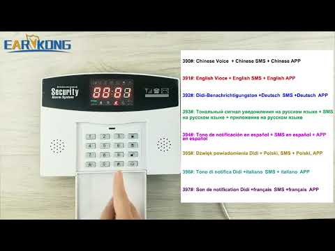 Tuya WiFi Home Burglar Alarm System Smart GSM Security Alarm 8 Languages Door Open Motion Detector