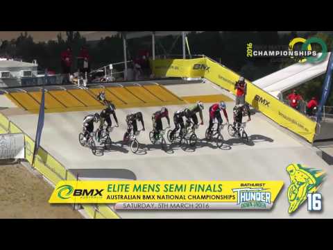 Elite Men Semi Finals - 2016 BMX Australia National Championships