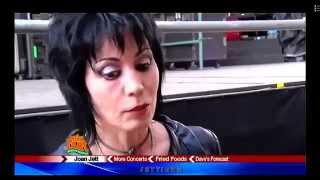 Joan Jett - Behind The Scenes @The NY State Fair 2014