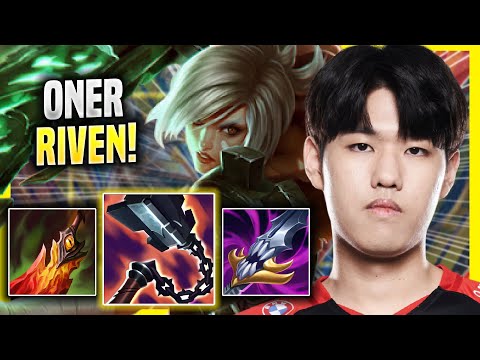 ONER TRIES NEW META RIVEN SUPPORT! - T1 Oner Plays Riven SUPPORT vs Ivern! | Season 2022