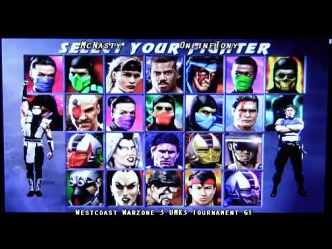 Westcoast Warzone 3 UMK3 Tournament McNasty vs OnlineTony [Grand Finals]