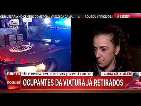 Jipe Com Cinco Ocupantes Atravessa Rio Ferreira e é Arrastado Pela Corrente (CMTV)