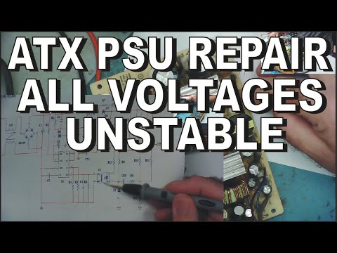 LER 047 ATX 600W PSU Repair Tutorial How does the power supply circuit work How to repair ATX