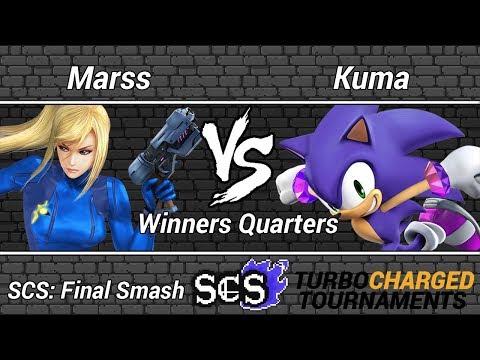 SCS: Final Smash Wii U Singles (Winners Quarters) - Marss (Zero Suit Samus) vs. Kuma (Sonic)