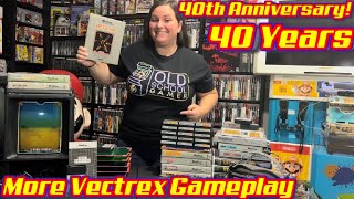 40 Years of the Vectrex! Celebrating with more Gameplay!