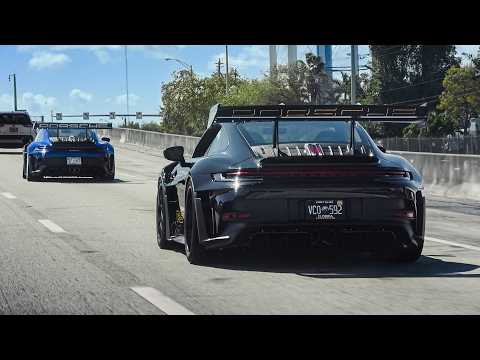 SUPERCARS BLASTING - Supercar Saturdays Florida - Bugatti Chiron, Ferrari Enzo, Lamborghini Revuelto
