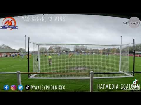 Yaxley Phoenix vs Fakenham Town Ladies- Yas Green goal