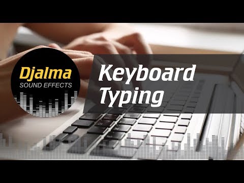 Keyboard Typing Sound Effect | 3 speeds: Normal, Fast and Slow