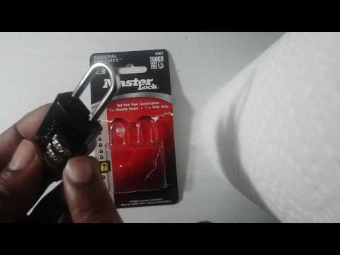 Master Lock General Security Level 2 646T Comination Set