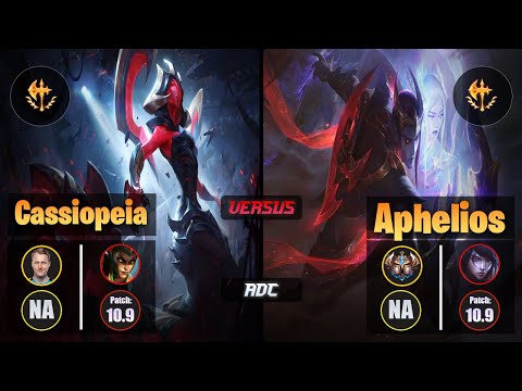 Zven CASSIOPEIA (ADC) [Conqueror] VS APHELIOS - Challenger NA Patch 10.9