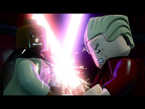 Mace Windu vs Palpatine (Darth Sidious) in LEGO Star Wars The Skywalker Saga
