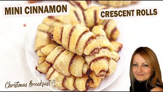 How to make Mini Cinnamon Crescent Rolls