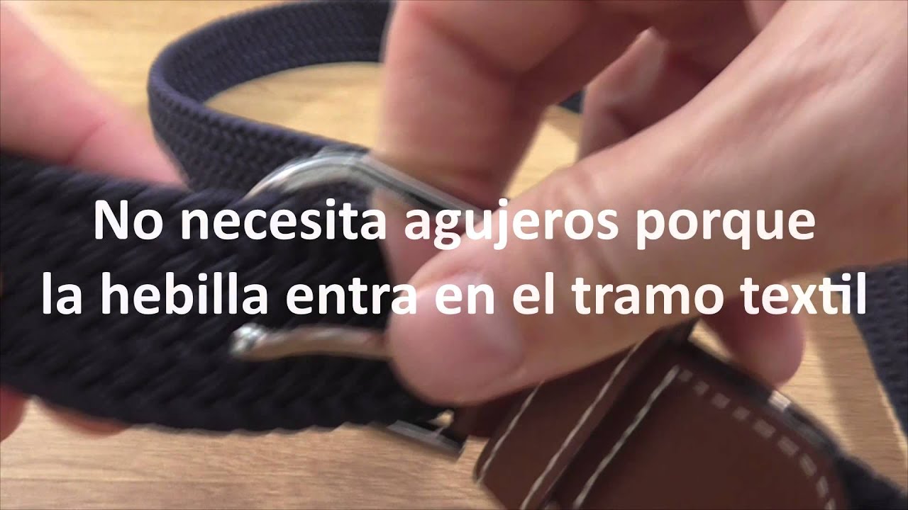 Cinturón elástico trenzado