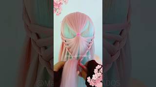 Easy hairstyle for girls 🎀 #braids #beauty #hair #viral #hairstyles
