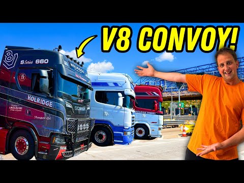 My FIRST European Road Trip | TRUCKSHOW CINEY 2023 | PT 1 | #truckertim