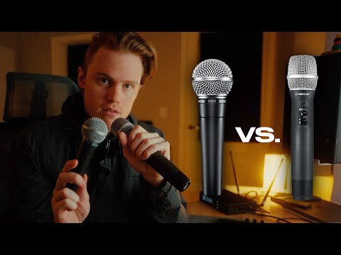 Phenyx Pro PTU-1U Wireless Microphone Vs. Shure SM58