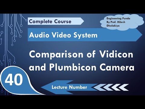 Comparison of Vidicon Camera and Plumbicon Camera in Television Engineering and Audio Video System