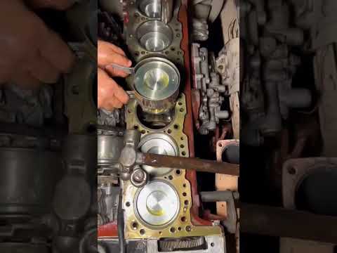 Isuzu Diesel Engine Overhaul | Piston Ring & Cylinder Sleeve Install Guide