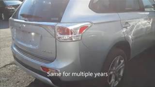 Mitsubishi Outlander  Paint Code Locations