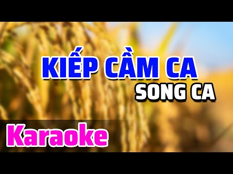 Karaoke Kiếp Cầm Ca | Song Ca Phi Nhung - Mạnh Quỳnh | Beat Chuẩn Dễ Hát