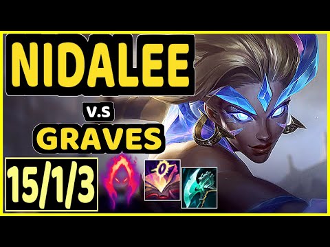 ANDA (NIDALEE) vs GRAVES - 15/1/3 KDA JUNGLE CHALLENGER GAMEPLAY - NA