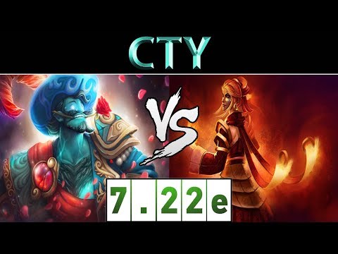 CTY [Storm Spirit] vs [Lina] ► China Ranked ► Dota 2 7.22e