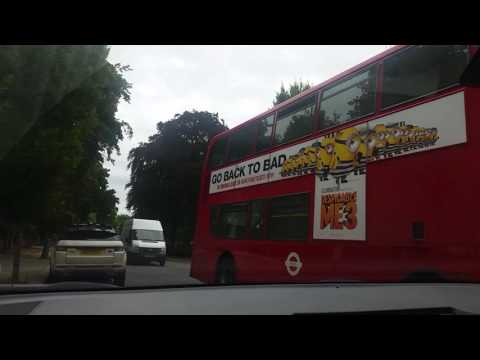 E9 london bus at Ealing. Pitshanger Lane