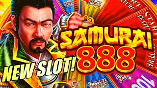 ★NEW SLOT!★ IT'S GOT A WHEEL! SAMURAI 888 SPIN (KENJI & SAKURA) Slot Machine (IGT)